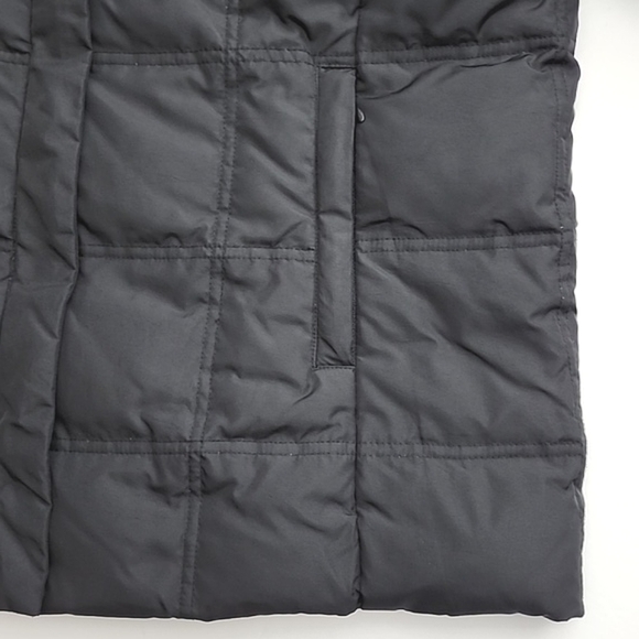 Nuage Women's Down Black Quilted Winter Coat Faux Fur Collar Cuffs Size Large - Picture 8 of 12